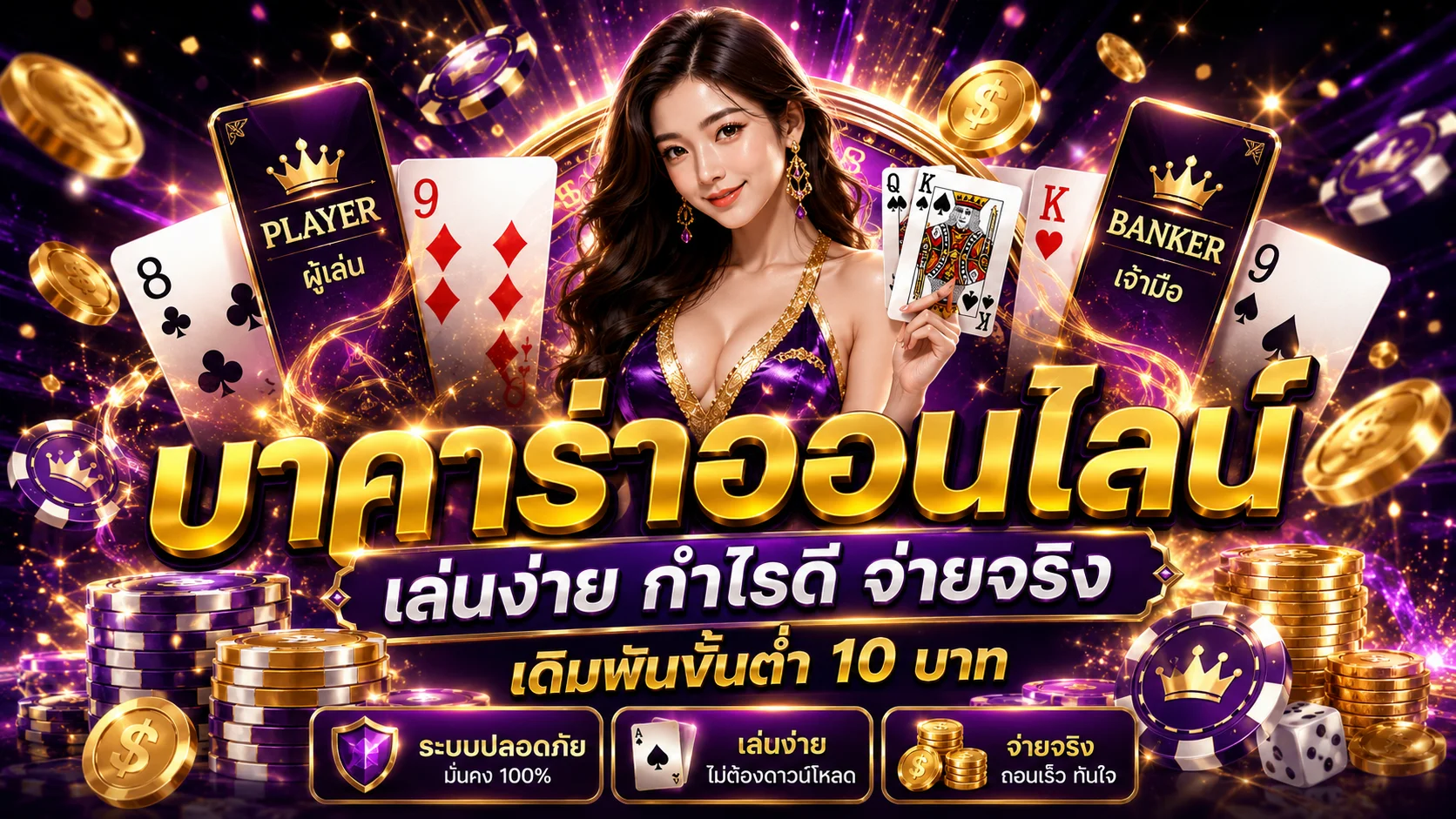 คาสิโนออนไลน์ UFAVIP777 บาคาร่าสด รูเล็ต ไฮโล ถ่ายทอดสด